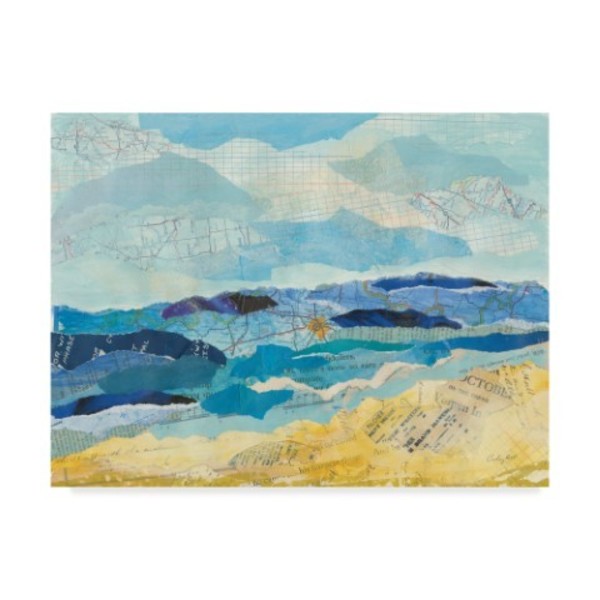 Trademark Fine Art Courtney Prahl 'Abstract Coastal Ii' Canvas Art, 35x47 WAP09187-C3547GG